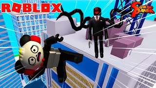 HIGHEST BUILDING IN ROBLOX! Let's Play Roblox SKYSCRAPER with Combo Panda