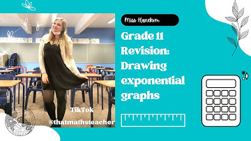 Grade 11 - Revision of drawing exponential graphs