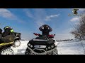 Can-Am ATVs ❄️Spring Deep Snow Ride 🤦