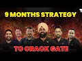 9 months strategy to crack gate  gate 2025  civil engineering