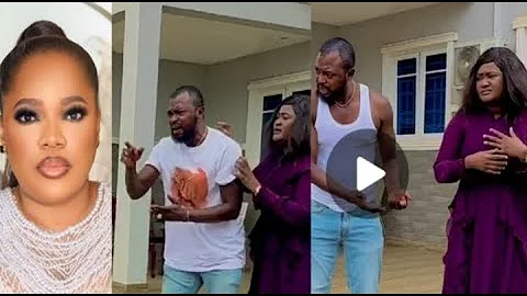 I WILL K!L YOU! Yoruba movie actress, Toyin ABRAHAM husband F0ught on new Yoruba movie set