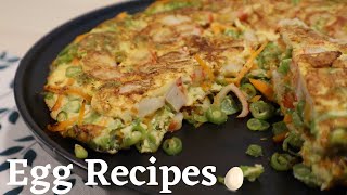 How To Cook Chinese Omelette with French Beans and Carrots