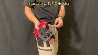 Staccato with TLR-8 LightDock Kydex Holster