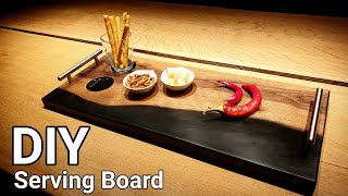 How to build a Serving Board / Cutting Board from Epoxy Resin and Wood by Grey Element Projects 14,315 views 3 years ago 6 minutes, 14 seconds