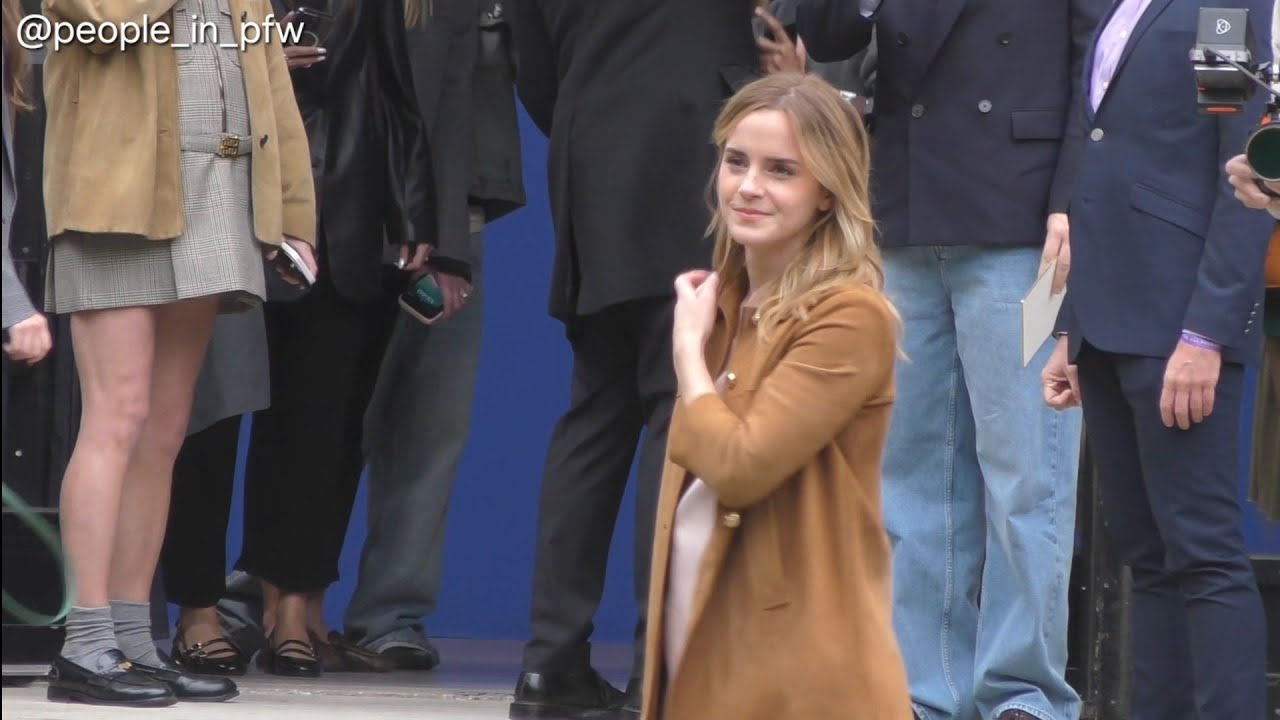 Emma Watson - MiuMiu SS26 fashion show in Paris - 06.10.2025