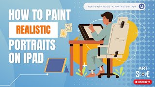 How to procreate on ipad pro/speedpaint procreate/How To Paint REALISTIC PORTRAITS on iPad/Challenge screenshot 2