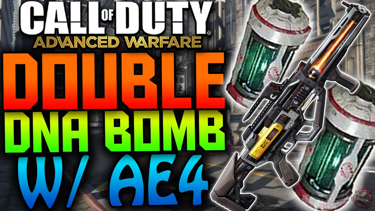 Advanced Warfare - DOUBLE "AE4" DNA BOMB - Double DNA Bomb w/ AE4 DLC Weapon! (AW Havoc DLC Weapon)