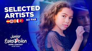 Junior Eurovision 2023: Selected Artists (so far)