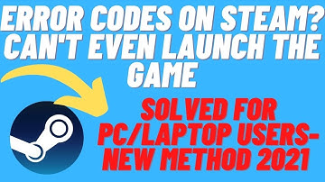 How to Fix Error code On steam? Can