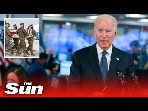 Shock moment Biden snaps at reporter and says 'I'm not going to answer Afghanistan now'.