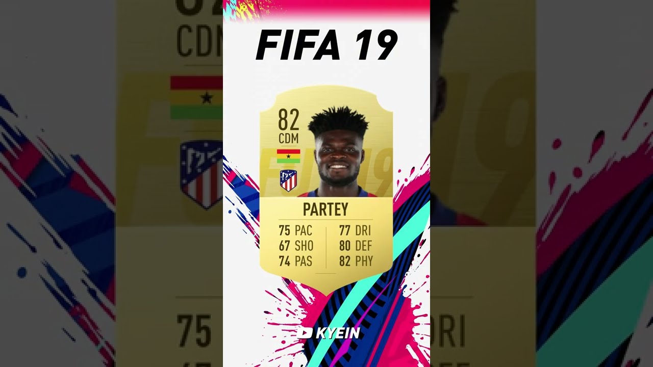 Thomas Partey - FIFA Evolution (FIFA 16 - FIFA 22)