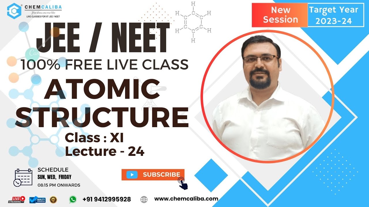 Atomic Structure Class 11 [24] | Best FREE Online Classes For JEE ...