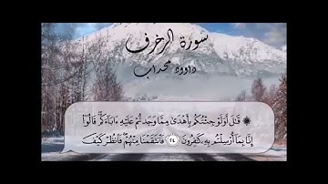 سورة الزخرف من ١٩ إلى ٣٣