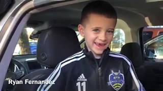 Ryan Fernandez, six year old soccer player @ Sofive (Indoors)