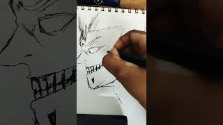 sukuna drawing, normal artist vs psycho artist
