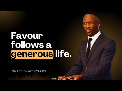 The Power Of Generosity Part 2 Bible Study With Poloko