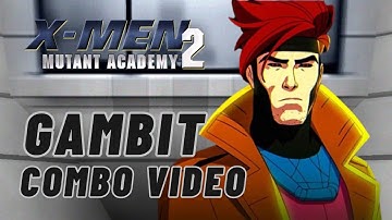 X-men Mutant Academy 2 - Gambit Combo Video