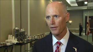 Gov. Rick Scott refuses to say whether confederate statues should be taken down in Florida