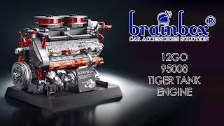60002 12GO 95008 Tiger Tank Engine HL230 P30 Block Brick Mainan Balok Blok Brick