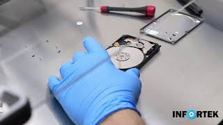 Toshiba Hard Drive Festplatte Data Recovery Datenrettung Stuck Heads Noise Reparatur Solved