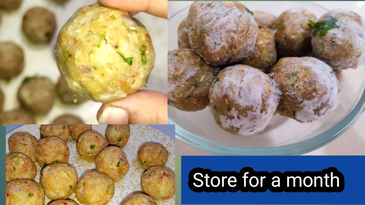 Frozen Kofta Recipe (Koftay Make & Freeze) Easy Kofta Recipe In Hindi