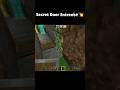 MINECRAFT secret Door Entry tutorial #minecraft #viral #shortsfeed #shorts