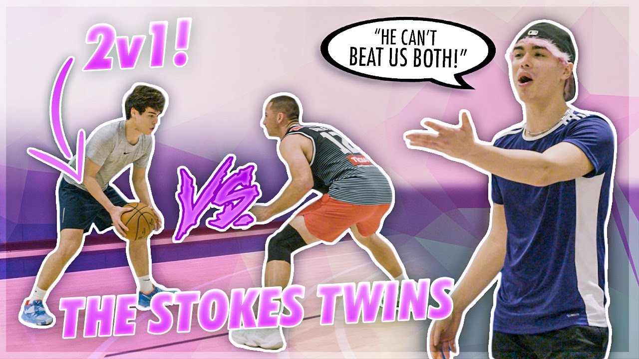 1v2 Against The Stokes Twins!! 😈 | Jordan Lawley Basketball