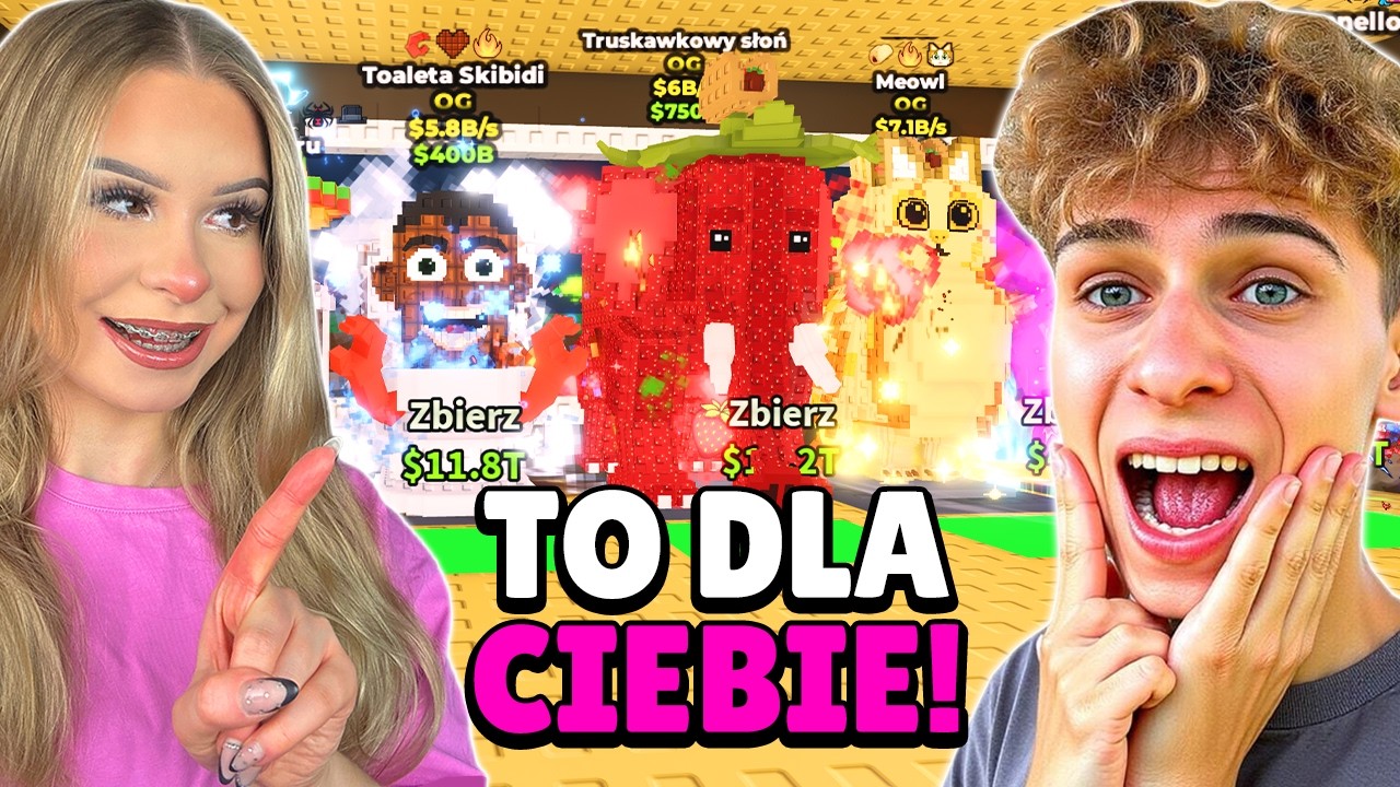 NAJLEPSZY GRACZ w POLSCE dał jej PREZENT NA WALENTYNKI w STEAL A BRAINROT! 😱 *NA SERIO*