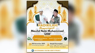 Download Lagu 🔴LIVE | PERINGATAN MAULID NABI MUHAMMAD SAW | MAJLIS DAARUL ROHMAH | PONDOK MELATI | 08-11-2025 MP3