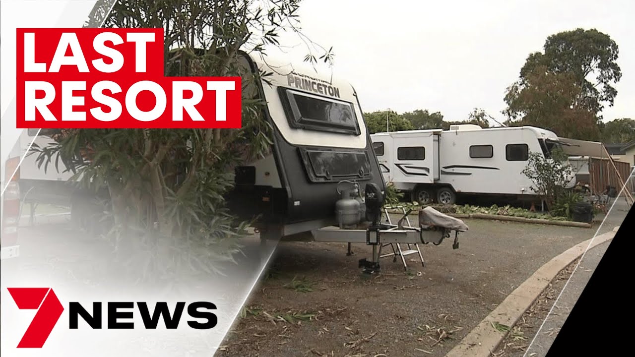 Desperate South Australians turned away from packed caravan parks amid housing crisis | 7NEWS