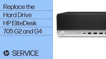 Replace the Hard Drive | HP EliteDesk 705 G2 and G4 | HP Support
