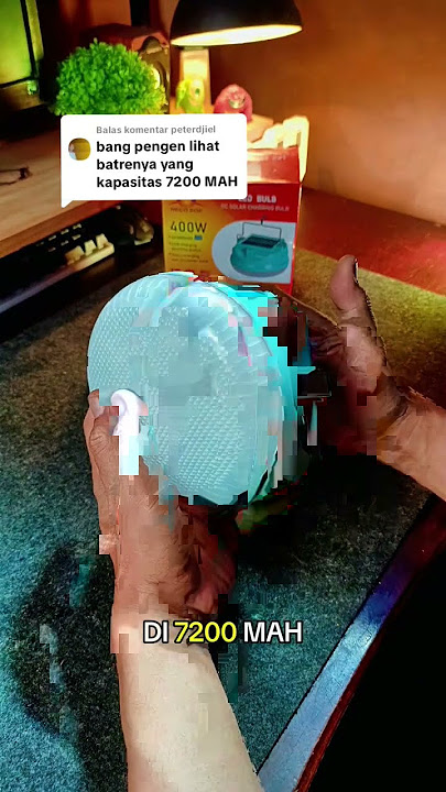 Portable Emergency LED Light with 7200mAh Battery Capacity