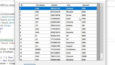 How to Import Excel file into datagridview - VB.net #datagridview