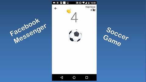 How To Play Facebook Messenger Soccer Game. Facebook Soccer Game