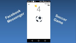How To Play Facebook Messenger Soccer Game. Facebook Soccer Game screenshot 4