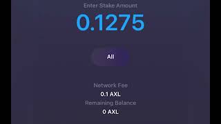 How to stake AXL via Exodus Wallet screenshot 4