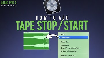TAPESTOP TAPESTART Effects In Logic Pro X