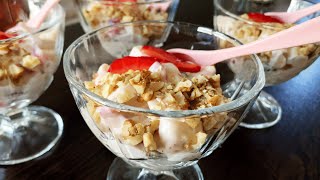 Take strawberries and make this delicious and quick NOBake dessert!