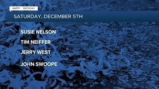 Birthdays and anniversaries 12-4-20
