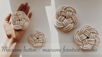 DIY: TURK’S HEAD MAT / TUTORIAL MACRAME COASTERS