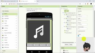 how to make simple music player with mit app inventor #LearningByDoing #2 screenshot 5