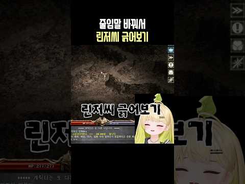 줄임말 바꿔서 린저씨 긁어보기