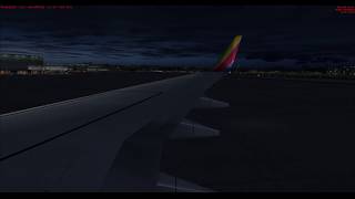 [FSX] Southwest 1098 | San Diego - Albuquerque | VATSIM Live