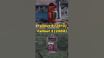 Fallout 4 vs. Fallout 3 Graphics #Fallout # Fallout3 #Fallout4 #gaming #youtubeshorts #falloutgame
