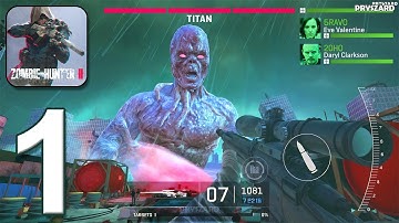 Zombie Hunter 2 - Gameplay Walkthrough Part 1 - Intro & Tutorial Zone 1 & 2 (iOS, Android)