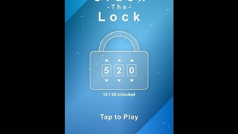 【Crack The Lock】【免費】猜數字幾A幾B遊戲～