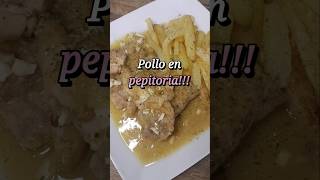 Pollo en pepitoria!! #pollo #fyp #recetas #cocina #comida #viral #foryou #viral #food #chicken