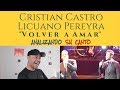 CRISTIAN CASTRO - LUCIANO PEREYRA - VOLVER A AMAR - Analizando Su Canto En Vivo