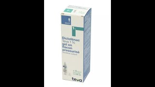 علاج إلتهاب المفاصل والركبة?Diclofénac Teva 1% Gel en Flacon pressurisé 100 ml