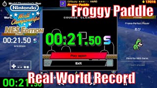 'Froggy Paddle' World Record Speedrun. Nintendo World Championships Competition #8